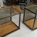 Meuble TV métal et bois