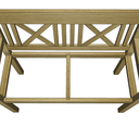 Banc extérieur en chêne