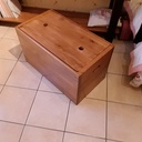 Coffre à jouet en bois de recup