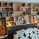 Tête de lit bibliothèque