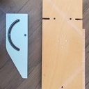 Guide de coupe d'équerre pour rail de guidage ET guide angulaire