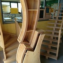 Meuble courbe inspiration designer Vincent LEMAN