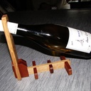 Support bouteille de vin