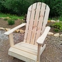 Canapé et chaise adirondack en bois de palette