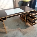 Bureau mdf-merisier