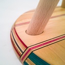 Tabouret Acolyte en version planches de Skateboard Recyclées