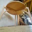 Table basse en hêtre.