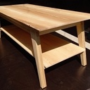 Table basse. Frêne Olivier. #2