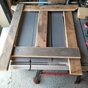 Tréteaux en bois de palette