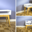 Table de chevet au style scandinave