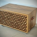 Caisse à outils avec tiroirs et abattant