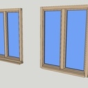 Fenêtre Double Vitrage 60x60 4_12_4