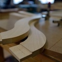 Point d'eau suspendu style WESTERNE au delicieuse joues cintrées