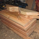 Petit escalier de jardin