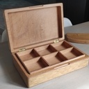 Boite à bijoux en bois de récupération