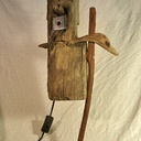 Sculpture bois flotté et récup'