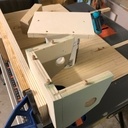 Support/dérouleur de papier toilette