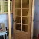 Fabrication d'une porte intérieur en pin