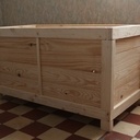 Coffre pour ranger du bois