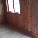 Habillage d'un conteneur en bois