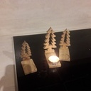 Sapin porte bougie