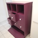 Meuble d'entrée en Valchromat