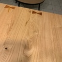 Table en châtaignier