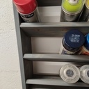 Rangement bombes de peinture