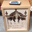 Réalisation d'une Light Box Horloge STRANGER THINGS