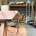 Table en bois massif bois Noir