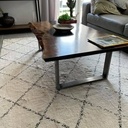 Table basse en noyer