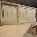 Vague trio de meubles texturés