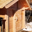 Petit chalet, abri de jardin, mazot en bois