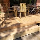 Terrasse en robinier