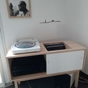 Duo de meubles (pour tv et platine vinyle)