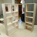 Bibliothèque en coin