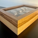 Coffret à montres en noyer