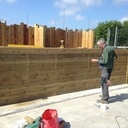 Piscine bois à Cesson
