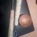 Gouge a creusé (racloir fait maison pour tournage)