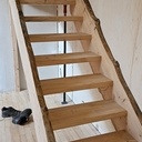 Escalier aspect brut