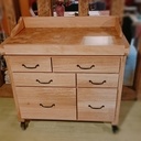 Desserte avec billot