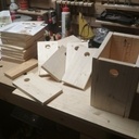 6 x Nichoirs pour les mésanges