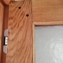 Porte vitrée en chêne