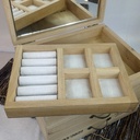 Boîte à bijoux en chêne massif personnalisée by Tito. M