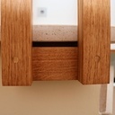 Claustra escalier double 1/4 tournant