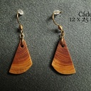 Boucles d'oreille en cade