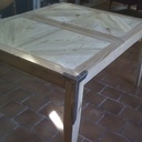 En version repliée, avant vernissage