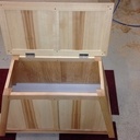 Coffre à jouets en arêtier