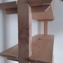 Bibliothèque en hêtre - reconfiguration