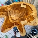 Table de chevet en teck